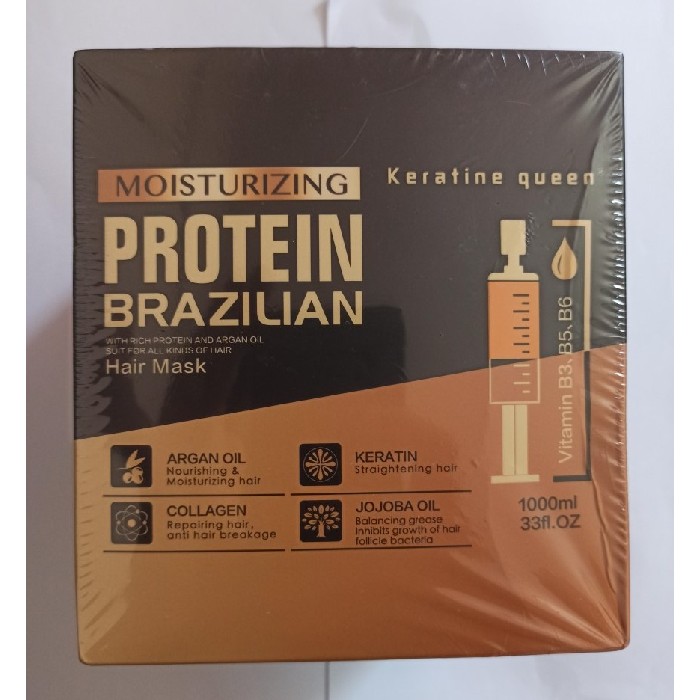 قیمت و خرید و طرز استفاده ماسک مو پروتئین کراتین کویین Keratine Queen برزیلی اصل 1000 میل فری سولفات