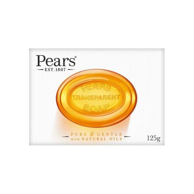قیمت،خرید و طرز استفاده از صابون پیرز Pears نارنجی یا زرد مدل شفاف کننده نچرال اویلس Natural Oils اصل 125 گرم